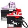 [2Pack] Gedicht for Apple Airpods 2nd Generation Case Cover, Cute Cartoon Shoe Box Soft Silicone Protective Cases for AirPods 1&2 Case with Keychain for Women Men, Red+Purple view 1