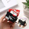 [2Pack] Gedicht for Apple Airpods 2nd Generation Case Cover, Cute Cartoon Shoe Box Soft Silicone Protective Cases for AirPods 1&2 Case with Keychain for Women Men, Red+Purple view 3
