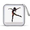 SLKFJEWT A Dancer Portable CD Case Holder,DVD Wallet Holder 40 Capacity CD Cases Storage DVD Book Binder for Car Home Travel view 1