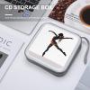 SLKFJEWT A Dancer Portable CD Case Holder,DVD Wallet Holder 40 Capacity CD Cases Storage DVD Book Binder for Car Home Travel view 4