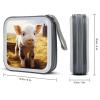 SLKFJEWT Cute Farm Animal Portable CD Case Holder,DVD Wallet Holder 40 Capacity CD Cases Storage DVD Book Binder for Car Home Travel view 2