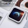 SLKFJEWT Space Planet Earth Portable CD Case Holder,DVD Wallet Holder 40 Capacity CD Cases Storage DVD Book Binder for Car Home Travel view 4