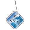 SLKFJEWT Penguins On The Iceberg Portable CD Case Holder,DVD Wallet Holder 40 Capacity CD Cases Storage DVD Book Binder for Car Home Travel view 3