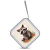 SLKFJEWT Raccoon Portable CD Case Holder,DVD Wallet Holder 40 Capacity CD Cases Storage DVD Book Binder for Car Home Travel view 3