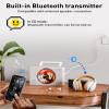 CARONSORT CD Player Boombox with Bluetooth, FM Radio, USB, AUX-in, Headphone Jack, CD-R/RW and MP3 CDs Compatible, Clear and Full Sound, Portable Stereo 10W Wired Power for Home view 3