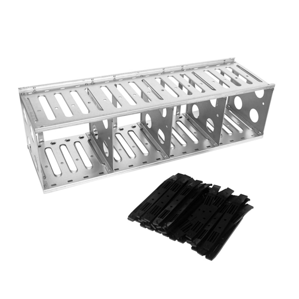 HOMSFOU 1set Multi-layer Hard Drive Cage Shockproof External Rack for Drives Efficient Heat Dissipation Design for and Storage Expansion