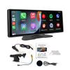 wepeculior Portable Carplay Screen for Car, 10.26 Inch Wireless Carplay and Android Auto Car Audio Receivers with GPS Navigation, Mirror Link, FM Transmission, Voice Control view 1