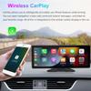 wepeculior Portable Carplay Screen for Car, 10.26 Inch Wireless Carplay and Android Auto Car Audio Receivers with GPS Navigation, Mirror Link, FM Transmission, Voice Control view 2