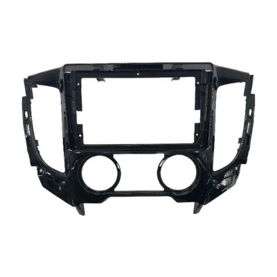 9 Inch Car Frame Fascia Adapter Compatible with Triton L200 2015-2019 Android Radio Audio Dash Fitting Panel Kit(Gray)