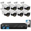 4COVR 4K PoE Security Camera System 8CH, 2-Way Audio & Smart Color Night Vision, 8X 8MP PoE IP Bullet Cameras, AI Human/Vehicle Detection, IP67 Weatherproof, 2TB NVR, 24/7 Recording, LY37YX8M0808-1 view 1