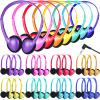 GDBOMA Classroom Headphones Bulk 32 Pack for Kids School Class Set Headphones for Students Teens Toddler Childern Adults 3.5mm Jack Multi Color view 1