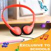 GDBOMA Classroom Headphones Bulk 32 Pack for Kids School Class Set Headphones for Students Teens Toddler Childern Adults 3.5mm Jack Multi Color view 4