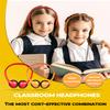GDBOMA Kids Headphones Bulk 12 Pack for School Classroom Students Teens Children Gift and Adult 3.5mm Jack Multi Colors view 2