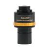 0.37X 0.5X 0.75X Focusable Microscope Electronic Eyepiece C Mount Adapter Lens to 23.2mm Interface for Camera(AMA037 0.37X) view 1