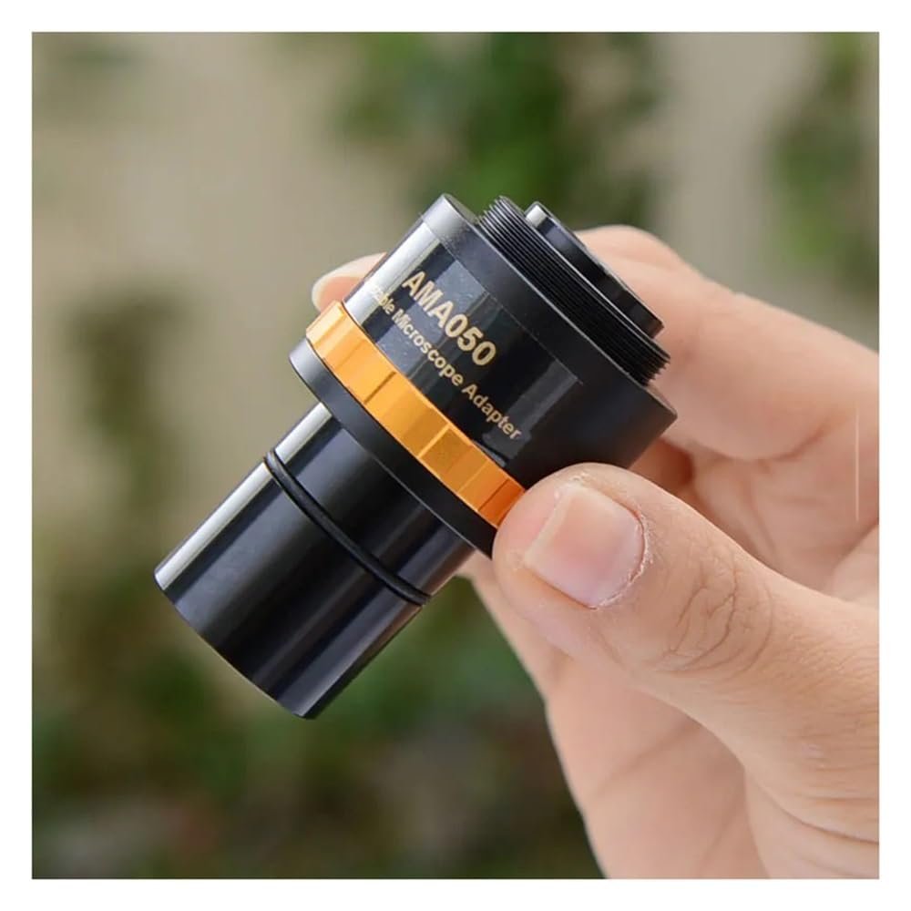 0.37X 0.5X 0.75X Focusable Microscope Electronic Eyepiece C Mount Adapter Lens to 23.2mm Interface for Camera(AMA050 0.5X)