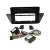 10Inch Car Radio Fascia Video Panel Player Audio Dash 2 Din Frame Dashboard Mount Kit Cable Canbus Adapter for BMW X1 E84 2010-2015 (Frame Cable Canbus) view 1