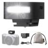ZF04 Mini Camera Flash Speedlite for Canon/Nikon/Sony zv1/Fuji - 2 Power Levels, 372 Full Power Flashes, 6500K CCT, 3s Recycling, Universal Hot Shoe, Compact DSLR/Mirrorless Compatible Flash(Black) view 1