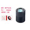 QILENS M7 FL12mm F2.4 CCTV Lens for Security HD Mini Camera, 28 Viewing Angle, M7x0.35 Mount, Pin Hole Design (with IR Filter) view 2