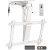 Perlegear Electric Ceiling TV Mount with Remote for 32-70 inch Flat and Curved Screen TVs up to 88 lbs, Max VESA 600x400, Motorized TV Ceiling Mount Flip Down for Flat Roof, Drop Down Ceiling Mount view 1