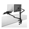 zhongxlla Arm Monitor, 145-180mm Thick Desk OL-3L-TK Aluminum Multifunction 10"-17" Ergonomics Desk Laptop Stand 32" Monitor Desktop Holder Computer Monitor Arm Stand Adjustable view 1