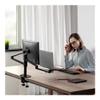 zhongxlla Arm Monitor, 145-180mm Thick Desk OL-3L-TK Aluminum Multifunction 10"-17" Ergonomics Desk Laptop Stand 32" Monitor Desktop Holder Computer Monitor Arm Stand Adjustable view 3