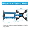 Arm Monitor, Universal Adjustable TV Wall Mount Bracket Universal Rotated Holder TV Mounts for 14 to 32 Inch LCD LED Monitor Flat Panel Monitor Arm Stand Adjustable view 2