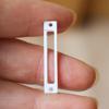 White Thick Version Plastic Bottom USB Charge Dock Port Bezel for iPod 5th Video 60gb 80gb, 6th Classic Thick 160gb USB Dock Port Bezel Bracket view 4