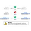 Alwong Red 2m/6.56ft 10G SFP+ Direct Attach Cable (DAC), Passive Twinax Cable, 10GBASE-CU SFP+ to SFP+ Connector, for Cisco SFP-H10GB-CU2M, Ubiquiti, Arista, D-Link, Mikrotik, Netgear, etc. view 3