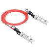Alwong Red 0.5m/1.64ft 10G SFP+ Direct Attach Cable (DAC), Passive Twinax Cable, 10GBASE-CU SFP+ to SFP+ Connector, for Cisco SFP-H10GB-CU0.5M, Ubiquiti, Arista, D-Link, Mikrotik, Netgear, etc. view 1