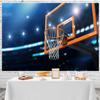 15x8ft Basketball Hoop Backdrop Indoor Basketball Court Stadium Spotlights Photography Background Basketball Theme Birthday Baby Shower Party Decorations Banner Portraits Photo Studio Props view 4