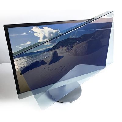 HHASLAOEP Hanging Type Anti Blue Light Screen Filter, 12-27 Inch Acrylic Computer,Hanging Eye Protection Film,Display,Eye Protection,Reduce Eye Strain(20 in 16:9 458 * 270mm)