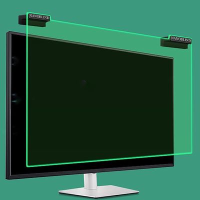 HHASLAOEP Hanging Type Anti Blue Light Screen Filter, For 12.5-32" Computer/Monitor Easy To Hang Desktop Monitor Screen Protector,Eye Protection Filter(12"(16:9)(294 * 178mm))