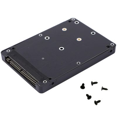 Aluminum Alloy MSATA to 2.5 Inch IDE Hard Drive Enclosure SSD Case Adapter Card