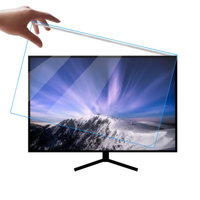 HHASLAOEP Hanging Type Anti Blue Light Screen Filter, Removable 14-32 Inch Anti Blue Screen Protector,Blue Light Blocking Screen Protector,Suspension Installation,eye Protection(24.4inch/527x343mm)