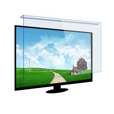 HHASLAOEP Hanging Type Anti Blue Light Screen Filter, 14-32 Inch Computer Blue Light Blocking Screen Protector Eye Protection Filter Film,Desktop PC LED Monitor Panel(20.5inch/458x270mm)