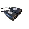 YWZBQL Wen ST Ethernet RJ45 RJ-45 Cat5 Cat6 Converter Adapter Extender Amplifier for USB Data Long Distance Transmission Extension line 150FT view 2