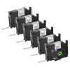 KCMYTONER 6 Pack Compatible for Brother P-Touch TZe-FX221 TZ-FX221 TZe-221 TZ221 Flexible ID Cable Wire TZe TZ Tape 9mm 0.35 Inch Black on White Label Tape for PT-310B PT-1100SBVP PT-1900C ST-1150 view 1