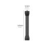 FEICHAO Helmet Extension Arm Pole Mount 1/4 ARRI-Standard Positioning Hole Compatible with Hero 13, OSMO 360, Action5Pro Sports Camera Accessories (1/4 Screw to 1/4 Thread,Medium) view 2