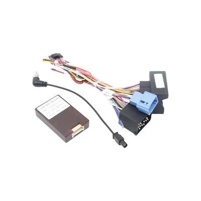 9 Inch Car Audio 2DIN Fascia Frame Adapter CD/DVD Player Dash Fitting Panel Frame Kit for BMW E46 1999-2005 (Cable Canbus A)