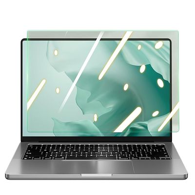 HHASLAOEP Hanging Type Anti Blue Light Screen Filter, Acrylic,Hanging Eye Protection Green Light Film,Suitable For 11.6-15.6" Laptop Monitor Screen Protector(14.1" 320 * 215mm)