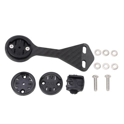 MOTOULAX Out Front Stem Mount Carbon Fiber Lightweight Handlebar Cycling Computer Bike Mount for IGPS