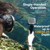 Floating Bluetooth Remote Hand Grip for GoPro Hero 13 12 11 10 9 8 Black, Waterproof Portable Vlog Selfie Stick, Pole Monopod Handle Mount Accessory for Go Pro Underwater Snorkeling & Water Sports view 4