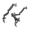 ADPVRLUQ Monitor Stand for 17-32 Inch Screen Single/Dual Monitor Arm Computer Stand Adjustable Height Monitor Stand(Dual PS160 A) view 3