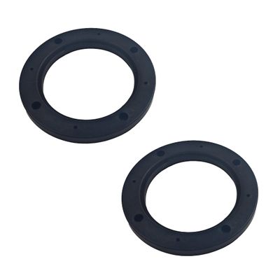 AUXBC 2Pcs 4 Inch Universal Fit ABS Car Stereo Speaker Spacers, Black Plastic Speaker Mounting Adaptor Bracket for Car Audio Boats Trucks RV