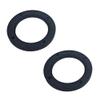 AUXBC 2Pcs 4 Inch Universal Fit ABS Car Stereo Speaker Spacers, Black Plastic Speaker Mounting Adaptor Bracket for Car Audio Boats Trucks RV view 1