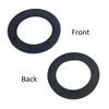 AUXBC 2Pcs 4 Inch Universal Fit ABS Car Stereo Speaker Spacers, Black Plastic Speaker Mounting Adaptor Bracket for Car Audio Boats Trucks RV view 3