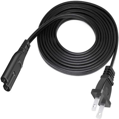 DIGITMON 2Pack 6 Feet Non-Polarized Power Cable Cord for Canon PIXMA MP130 MP140 MP150 MP160 MP170 MP250 MP280