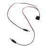 Wen ST Computer IDE Male to 2-Port DC 5.5 * 2.1 5.5mm x 2.1mm Converter Adapter Power Supply Cable 6.6A 12V 18AWG Wire 50cm view 1