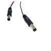 Wen ST Computer IDE Male to 2-Port DC 5.5 * 2.1 5.5mm x 2.1mm Converter Adapter Power Supply Cable 6.6A 12V 18AWG Wire 50cm view 2