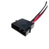 Wen ST Computer IDE Male to 2-Port DC 5.5 * 2.1 5.5mm x 2.1mm Converter Adapter Power Supply Cable 6.6A 12V 18AWG Wire 50cm view 3